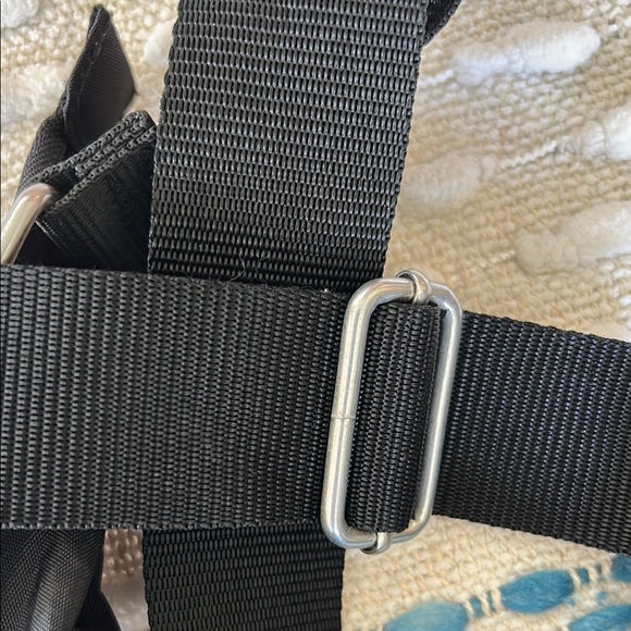 Baggallini Black Shoulder Bag with Adjustable Strap and Silver Hardware - Picture 8 of 11